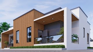 Modern 3 Bedroom House Design 10m x 14m [upl. by Fonz]