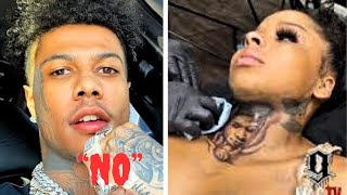 quotTattoo Reversal Chrisean Erases Blueface Karlisa Responds with Mockeryquot [upl. by Assilav]