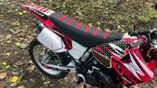 Honda CR125R 1993 Fully Restored [upl. by Lhadnek928]