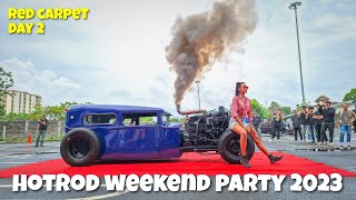 BLAR BLARR BLARRR  Red Carpet Day 2 Hotrod Weekend Party 2023 [upl. by Lodie]