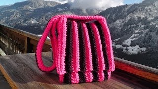 Bag crochet pattern Schachenmayr Bravo Big [upl. by Naltiac]