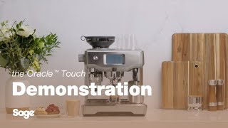 The Oracle™ Touch  Learn to make third wave specialty coffee at home  Sage Appliances UK [upl. by Nwahsav807]