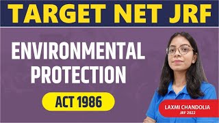 ENVIRONMENTAL PROTECTION ACT 1986 II TARGET NET JRF [upl. by Oslec]