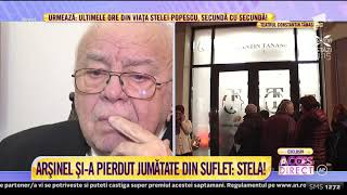 Alexandru Arșinel șia pierdut jumătate din suflet Stela Popescu sa stins din viață [upl. by Zerdna66]