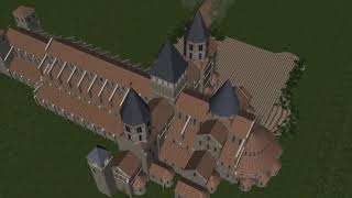 Mosteiro de Cluny em 3D [upl. by Edobalo264]