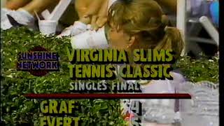 1989 Virginia Slims of Florida Final Graf vs Evert 2 of 4 [upl. by Vani]