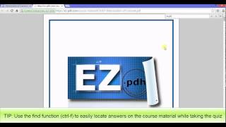 Tutorial for Pdh Courses for Professional Engineers on EZpdh [upl. by Aicertap290]