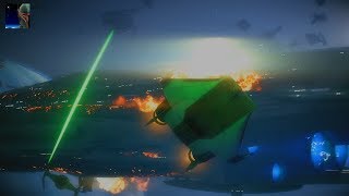 Star Wars Battlefront II  Starfighter Assault Gameplay PS4 60fps No Commentary [upl. by Cadmar238]