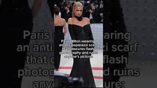 How Paris Hilton Outsmarts Paparazzi with the AntiFlash Scarf celebrity actor shorts [upl. by Jovitah315]