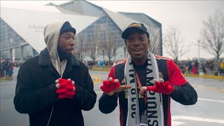 Atlanta United fans sound off at the MLS Cup victory parade [upl. by Eshman]