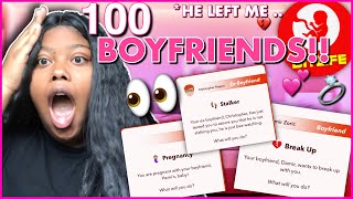 I HAVE 100 BOYFRIENDS IN BITLIFE  Part 1 [upl. by Cedric]