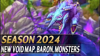 VOID MAP CHANGES BARON REWORK NEW JUNGLE MONSTERS  League of Legends Season 2024 [upl. by Darline700]