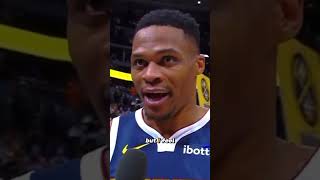 Russell Westbrook says the Nuggets are better than the Thunder 👀 [upl. by Rossen807]