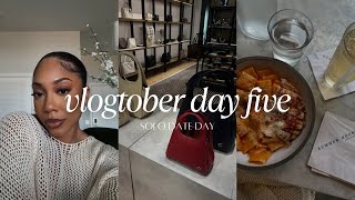 vlogtober day five  solo date day🥂 shopping natural makeup tutorial amp etc  Faceovermatter [upl. by Enyahs]