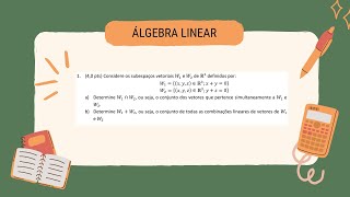 SUBESPAÇOS VETORIAIS PARTE II matematica algebralinear algebra [upl. by Patrick]