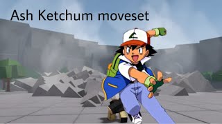 Ash Ketchum moveset tsb [upl. by Notlaw]