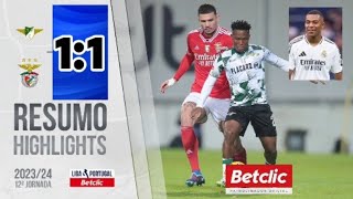 Moreirense fc Vs Benfica Highlights [upl. by Sandie]