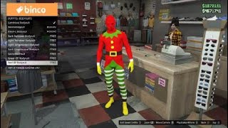 New Christmas Outfits Bodysuits  GTA V Online [upl. by Labotsirhc164]