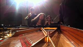 Martha Argerich and CHAARTS Shostakovich 1st filmed with my iphone on the piano [upl. by Gyasi795]