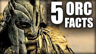 Skyrim  5 Orc Facts  Elder Scrolls Lore [upl. by Hilario267]