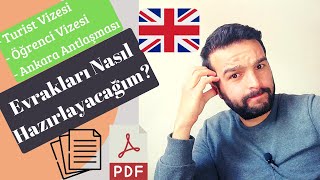 İngiltere Vizeleri Online Evrak Yükleme İşlemi Nasıl Yapılır [upl. by Ressler]