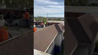 Flat Roof TearOff  Gravel RoofTorchDown roof flatroof roofsolution diy funny reroof [upl. by Adnilem]