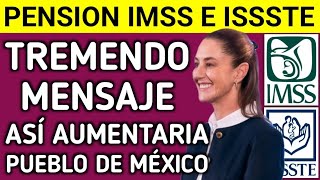 quotIMSS e ISSSTE Un mensaje poderoso para aumentar el apoyo al pueblo de Méxicoquot [upl. by Call253]