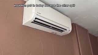 Mitsubishi 9000 BTU SEER 18 Wall Mount Ductless Mini Split Inverter Cool amp Heat Pump System Review [upl. by Aninahs]