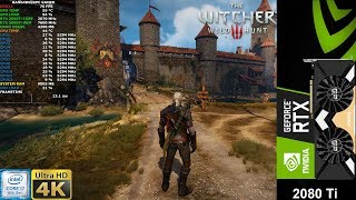 The Witcher 3 Maximum Settings 4K Novigrad Performance  RTX 2080 Ti  i7 8700K 53GHz [upl. by Balmuth178]