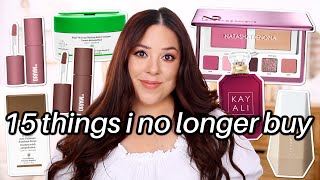 15 THINGS I NO LONGER BUY ❌ MAKEUP SKINCARE HOME amp LIFESTYLE [upl. by Wesley]