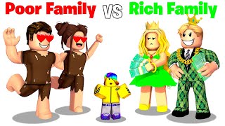 POOR Family vs RICH Family🤑😭 Roblox [upl. by Euqinaj]