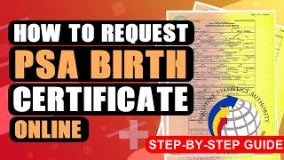 HOW TO REQUEST BIRTH CERTIFICATE ONLINE PHILIPPINES [upl. by Tonneson]