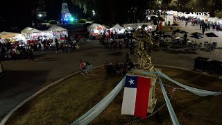 Fiestas patrias chilenas en el parque General San Martín [upl. by Ahtebat251]