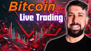 Live Bitcoin Trading 📉📈 Crypto and Market Analysis [upl. by Januisz594]