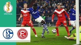 FC Schalke 04 vs Fortuna Dusseldorf 41  Highlights  DFBPokal 201819  Round of 16 [upl. by Kendre771]