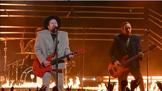 Fall Out Boy Engulfs the Stage in Flames and Performs We Didnt Start the Fire at 2023 MTV VMAs [upl. by Valma]