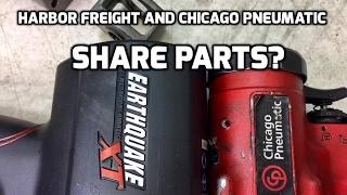 Harbor Freight Earthquake XT and Chicago Pneumatic impact wrenches share parts suppliers [upl. by Wolbrom]