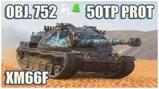 XM66F Object 752 amp 50TP prototyp • WoT Blitz Gameplay [upl. by Sabas495]