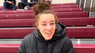 Massillon Washington Girls Basketball Postgame Interview With Mikiya Edwards 122923 [upl. by Yeblehs]