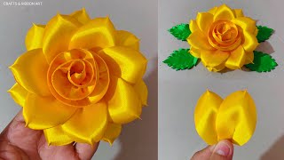 Tutorial de rosas eternascomo hacer rosas con cinta 🌹🌹 [upl. by Ehcar636]