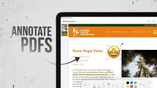 How to Annotate on PDF on iPad tutorial [upl. by Atinaj661]