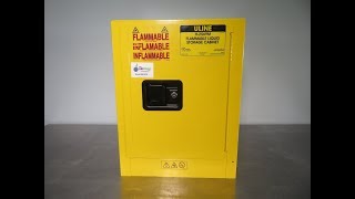 Uline H 2569M Flammable Liquid Storage Cabinet [upl. by Enneire]