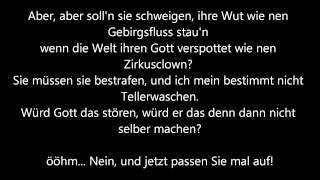 Alligatoah  Sprenggürtel  Lyrics HD [upl. by Weisbrodt]