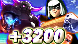 🏆3200 with PEKKA BRIDGE SPAM deck🥰Clash Royale [upl. by Aiela]