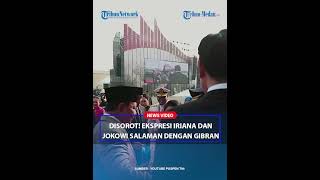 TERSOROT EKSPRESI JOKOWI amp IRIANA Salami Gibran dan Prabowo Saat HUT Ke 79 TNI di Monas [upl. by Hendon]