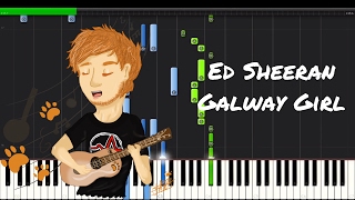 Ed Sheeran  Galway Girl Piano Tutorial [upl. by Emelin115]