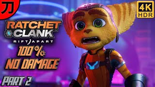 Ratchet amp Clank Rift Apart 100 Walkthrough  Part 2  Renegade Legend No Damage  Nefarious City [upl. by Giselle842]