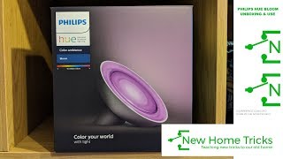 Philips Hue Bloom Unboxing amp Use [upl. by Lethia7]