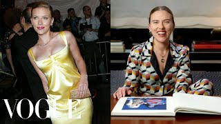 Scarlett Johansson Breaks Down 12 Looks From 1996 to Now  Life in Looks  Vogue [upl. by Abshier]