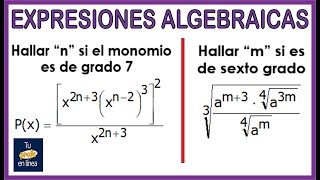 🚩EXPRESIONES ALGEBRAICAS 02 Hallar la variable [upl. by Heer702]